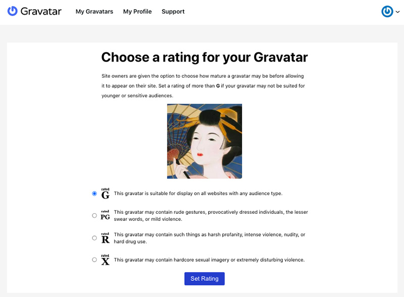 Gravatar 头像服务简单使用教程