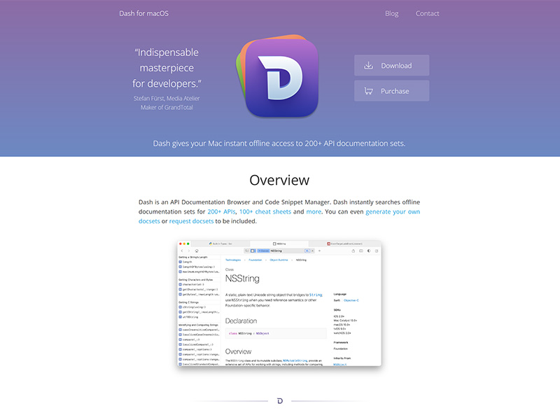 Dash for MacOS