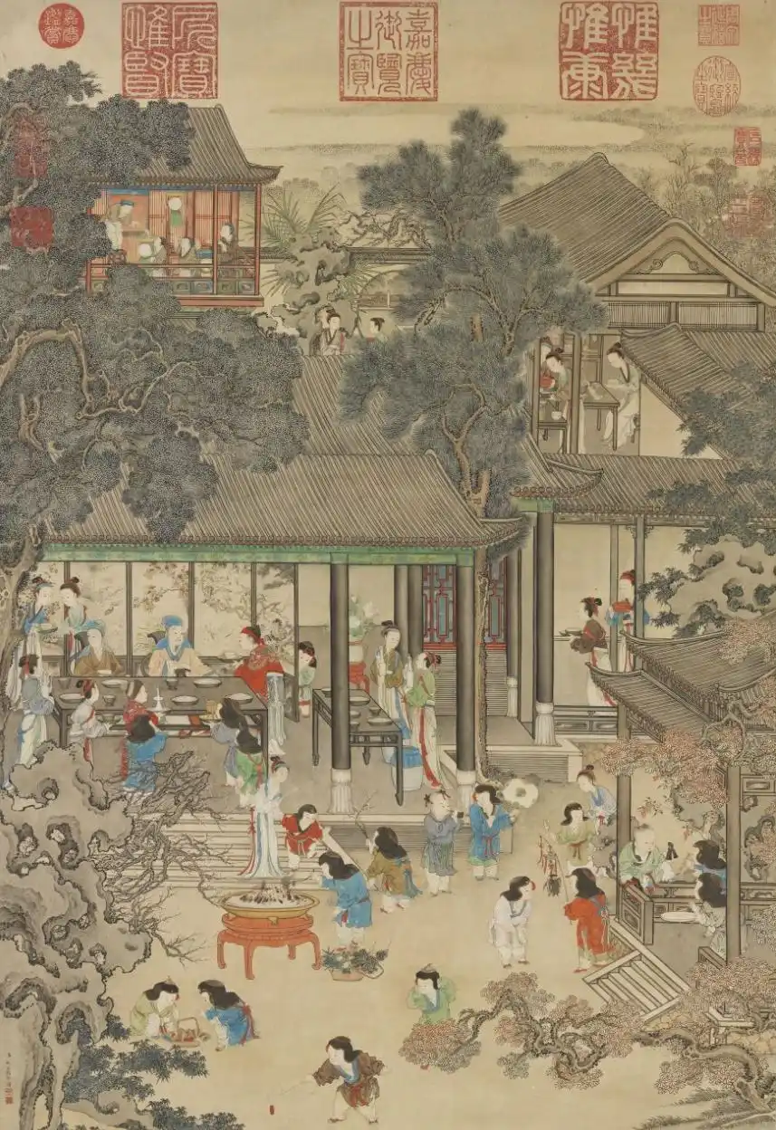 丹青里的中国年:穿越古画感受千年仪式感