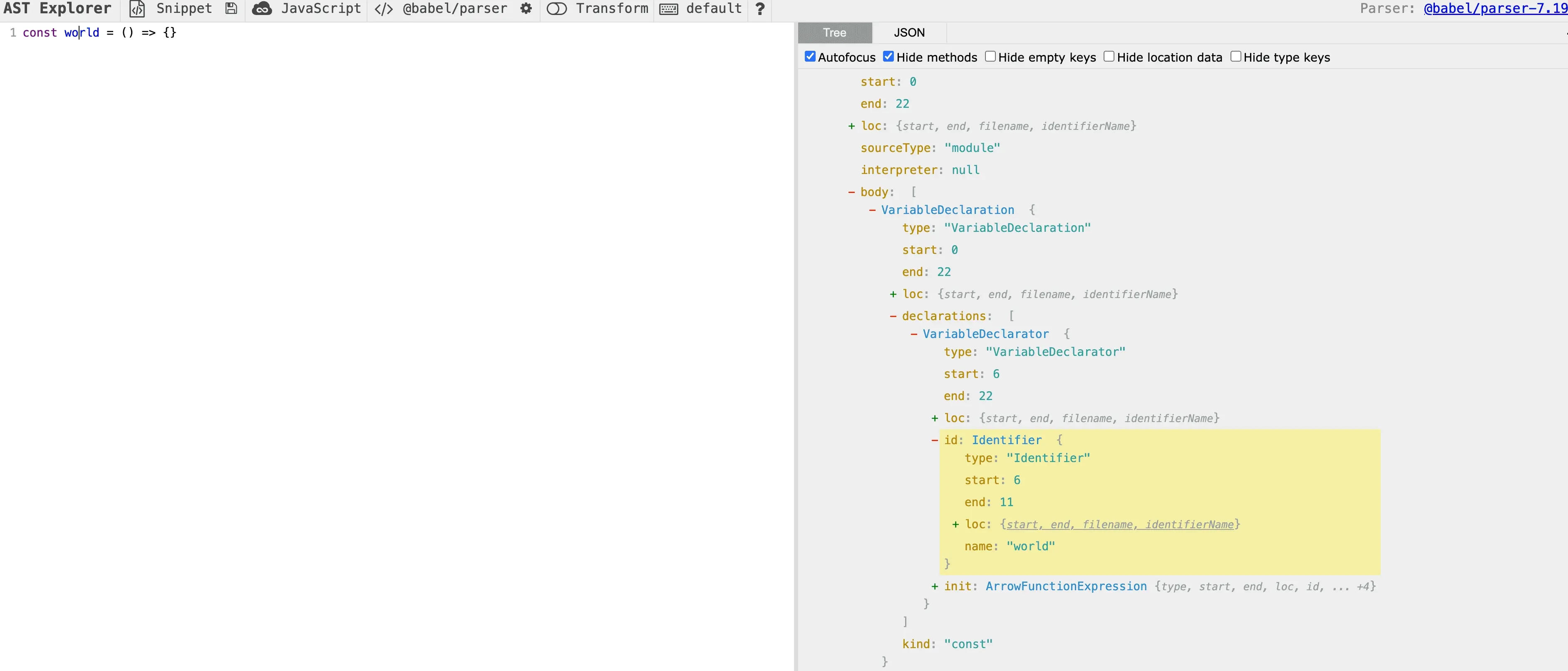 AST（ 抽象语法树 ）原理及应用